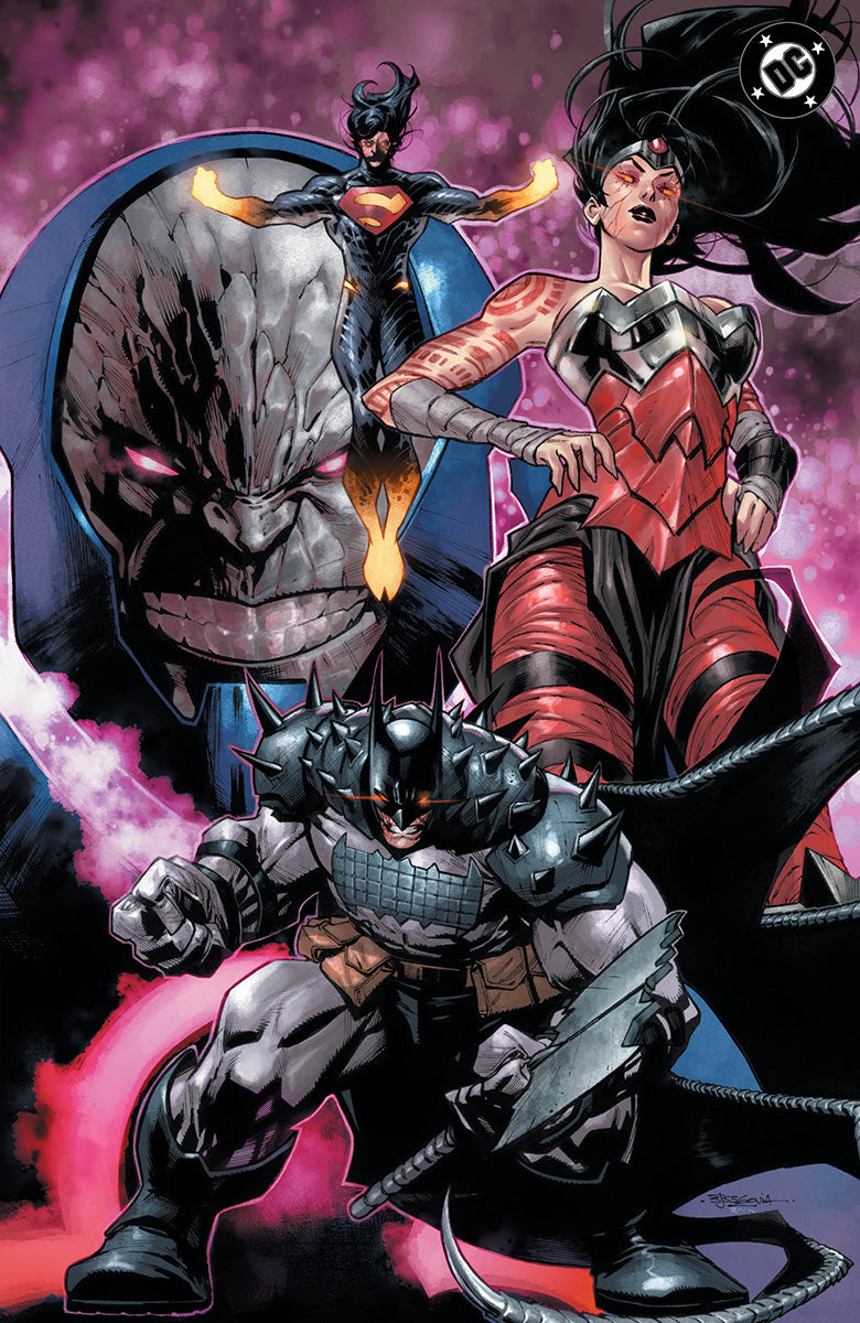 Preorder — DC All In Saga: Darkseid Vs. The World #1 Stephen Segovia Exclusive Virgin Variant