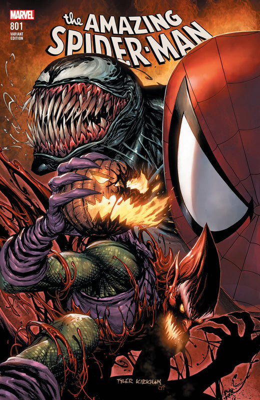 Amazing Spider-Man #801 Unknown Comic Books Kirkham Variant Cover A