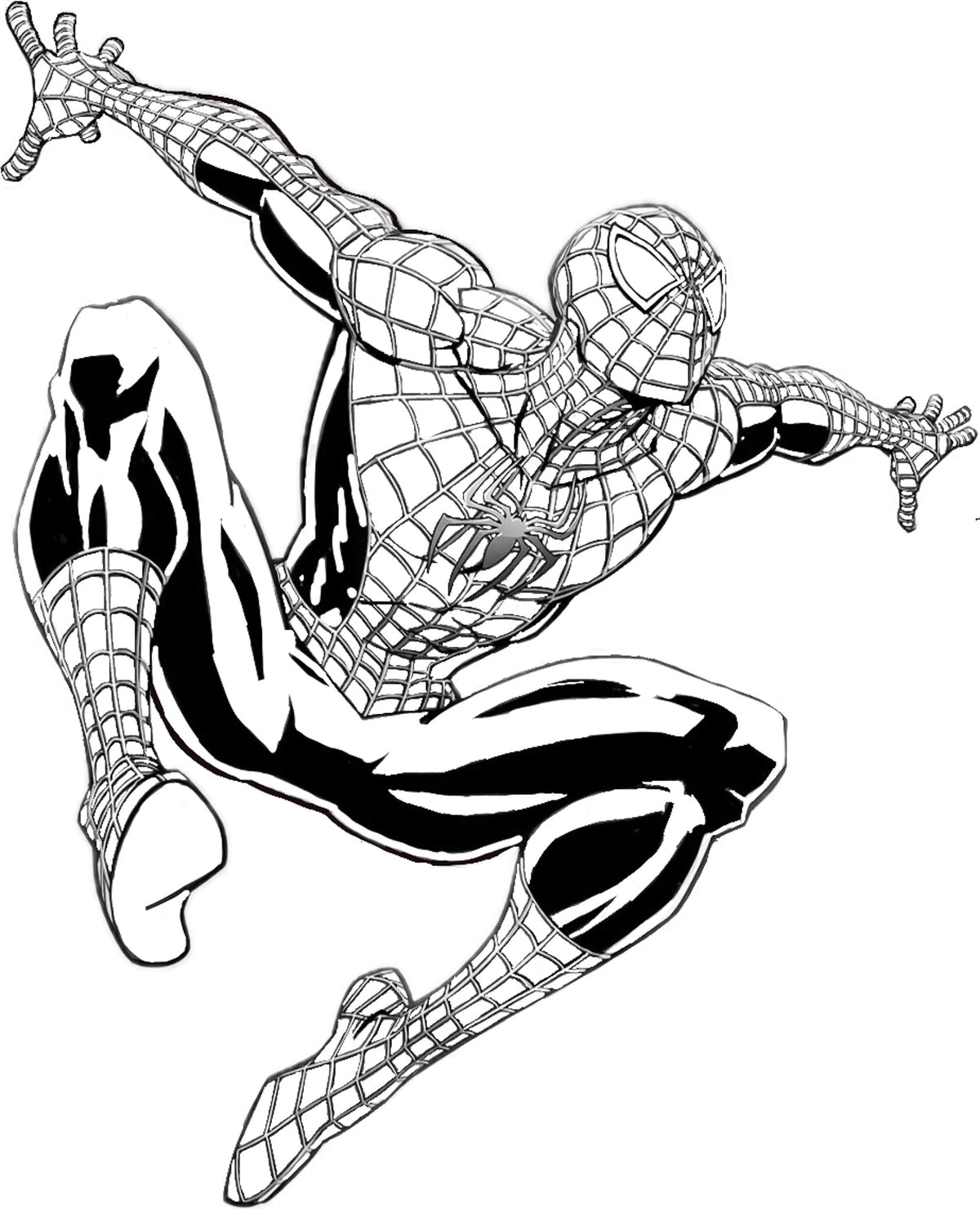 Spider-Man — Cover B (Ink) | 11×17 Fan Art Print by Lusitan Art