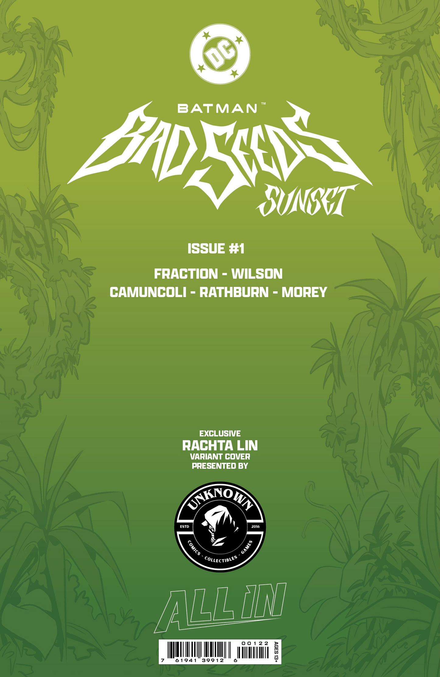 BATMAN BAD SEEDS SUNSET #1 RACHTA LIN EXCLUSIVE VIRGIN VAR (08/26/2026)(09/02/2026)