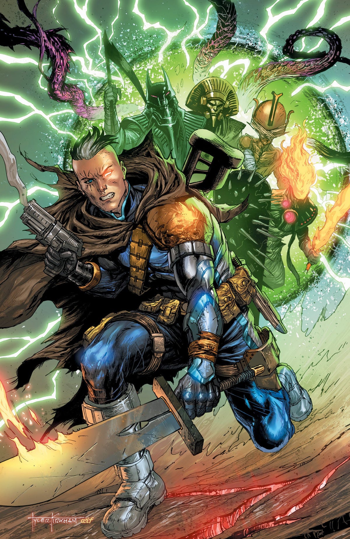 Cable #5 Unknown Comics Tyler Kirkham Exclusive Virgin Variant Xos