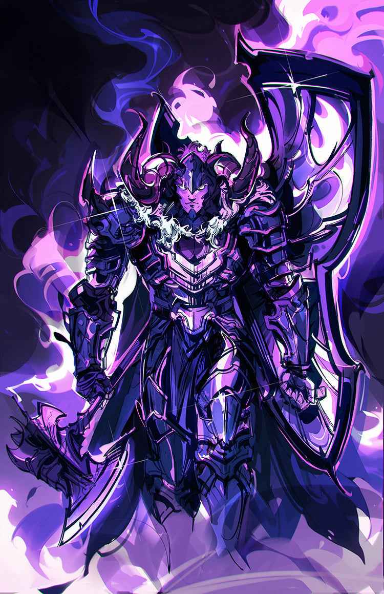 FAME: CHUGONG SOLO LEVELING - VIKTOR MILLER GAUSA IRON COVER C MEGACON 2026 KNIGHT OF COMICS EXCLUSIVE LTD 50