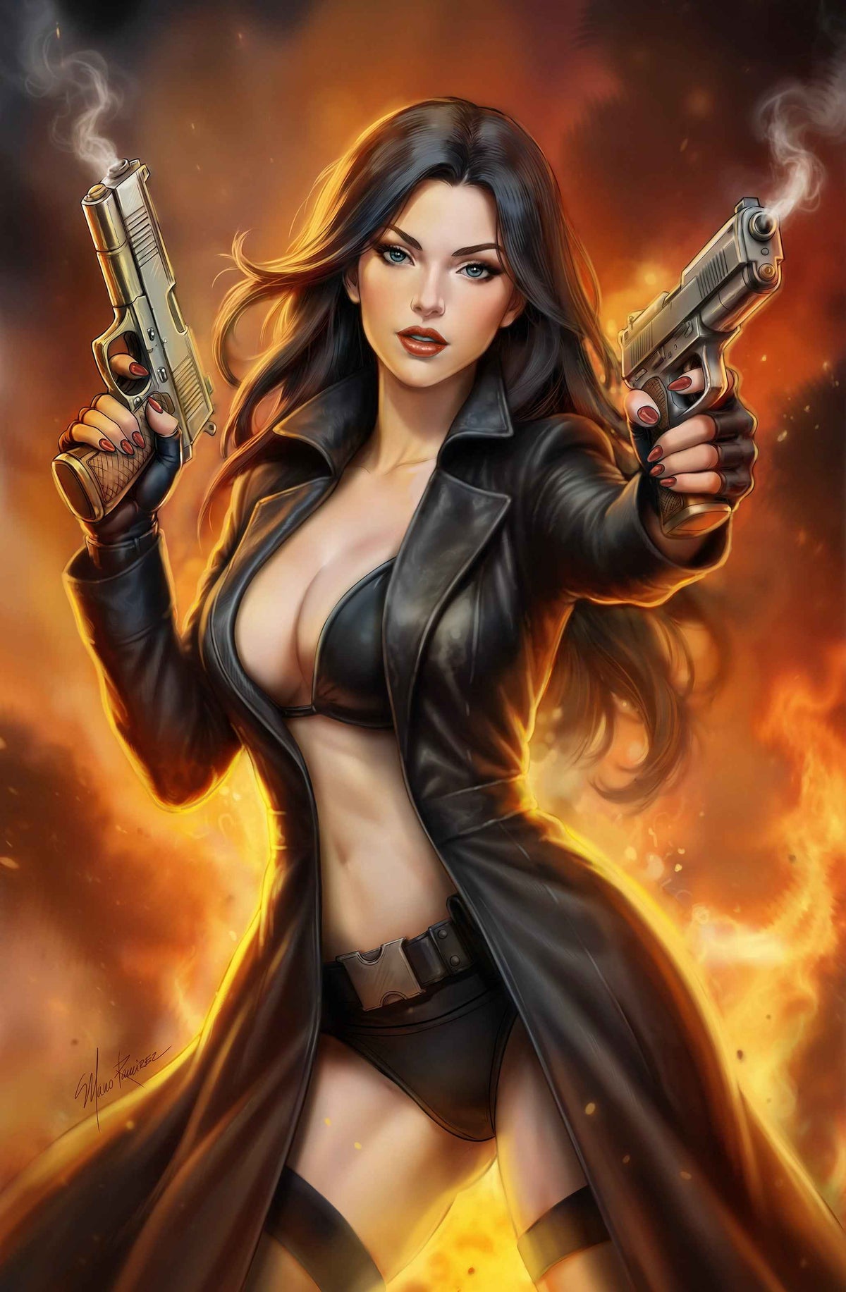 Gun Honey Double Down #1 - Manuel Ramirez Cover A Heroescon 2026 Exclusive LTD 500