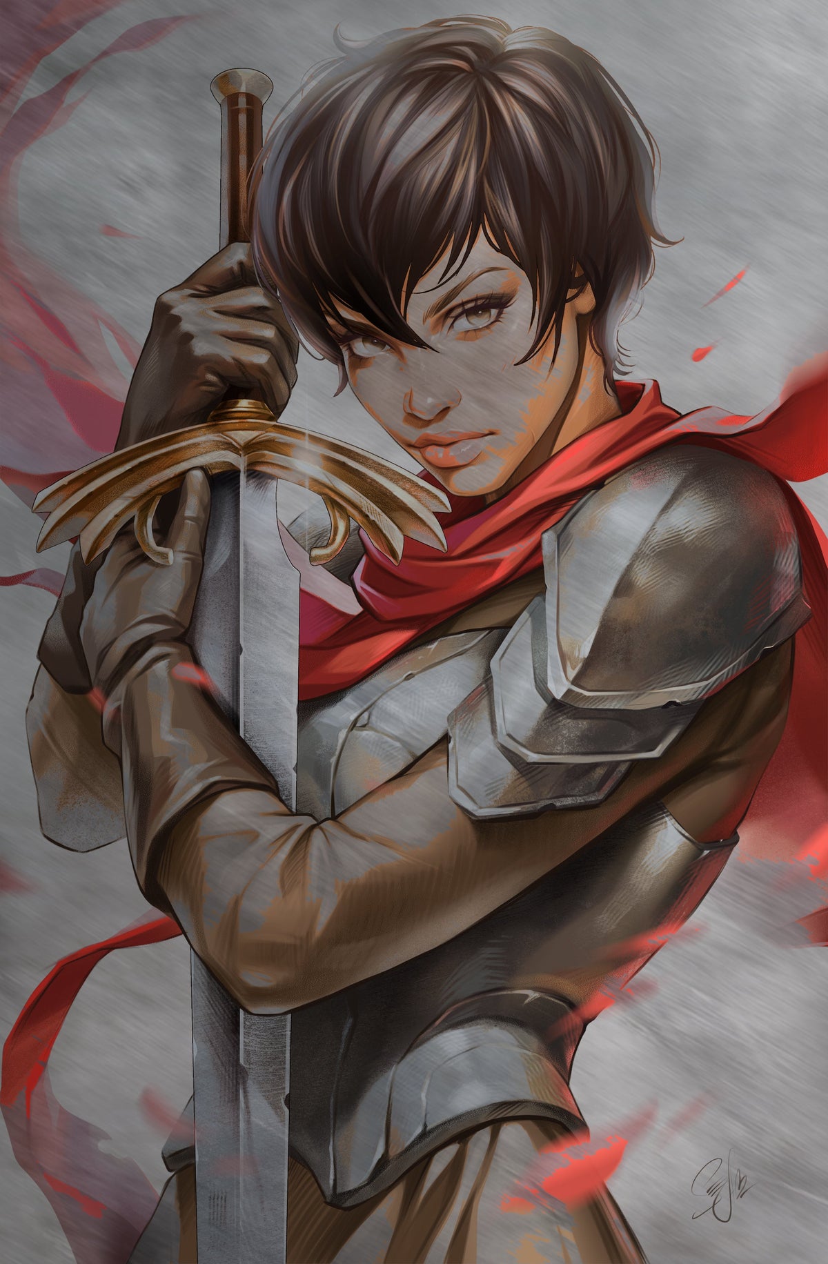 Tribute Kentaro Miura Creator Of Berserk - Katya Sinyukhina Cover A Metal Knight Of Comics Fanexpo New Orleans 2026 Exclusive LTD 10