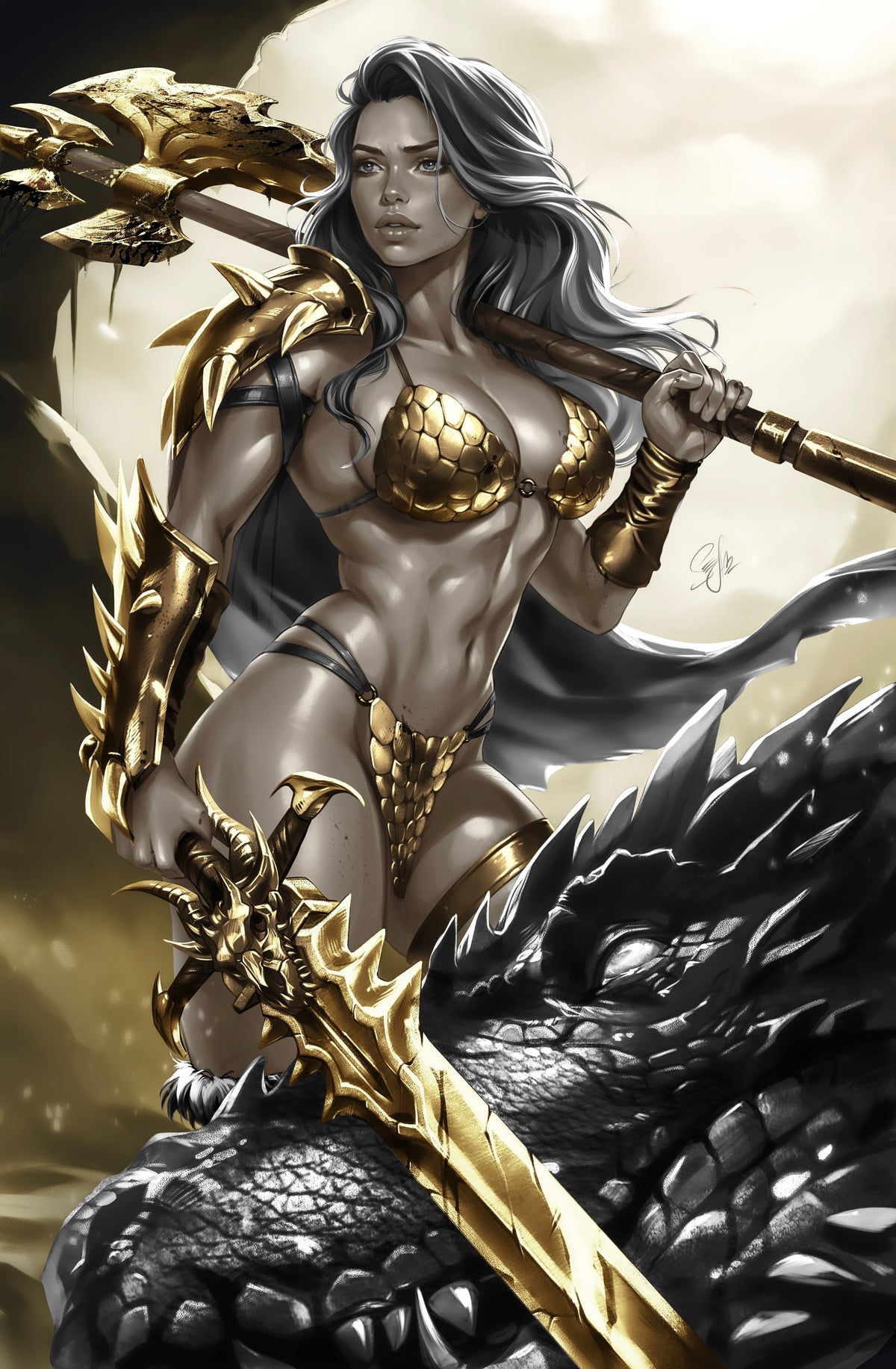 Sonja Reborn #6 - Katya Sinyukhina Cover B Virgin Variant Knight Of Comics C2E2 2026 Exclusive LTD 150