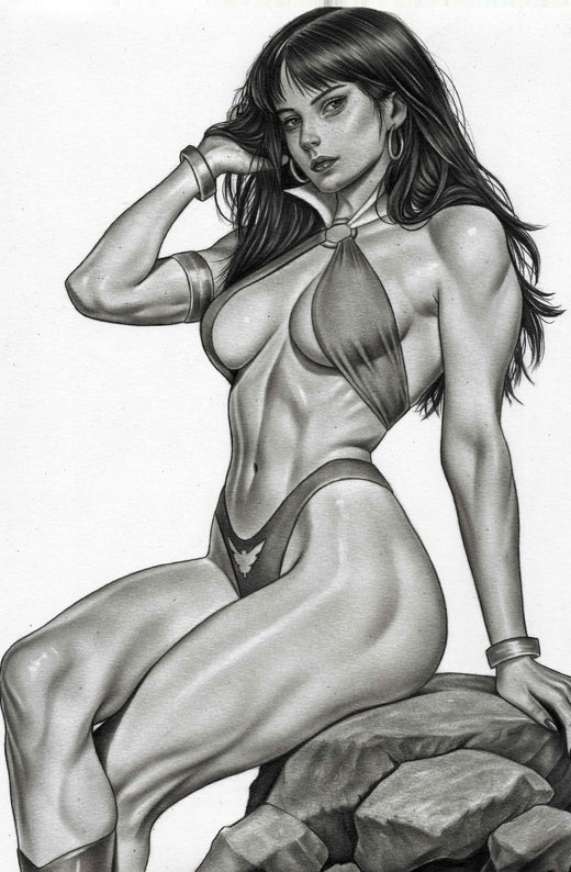 Vampirella Armageddon #12 - Alan Borges Cover B Sketch Variant Knight Of Comics SDCC 2026 Exclusive LTD 200