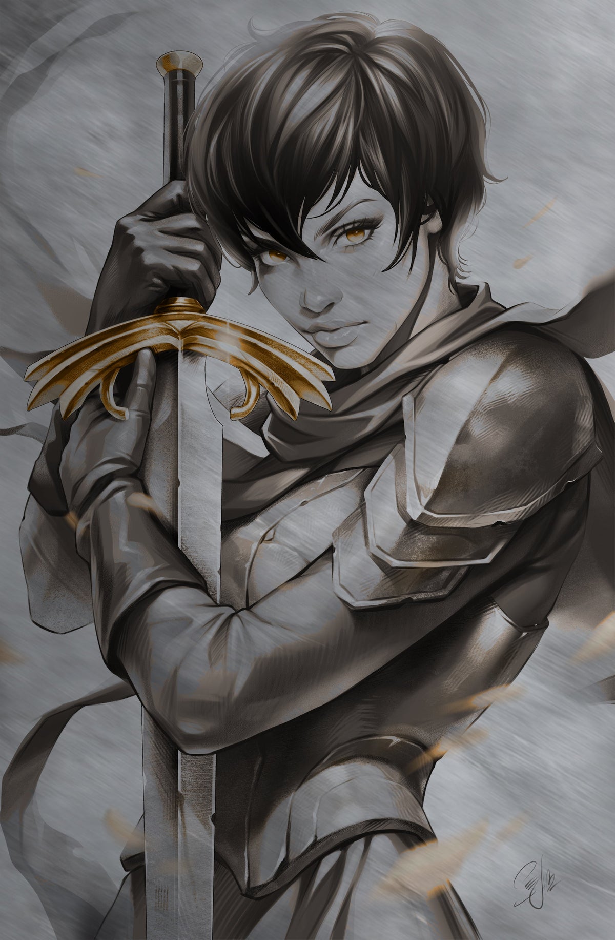 Tribute Kentaro Miura Creator Of Berserk - Katya Sinyukhina Cover B Metal Knight Of Comics Fanexpo New Orleans 2026 Exclusive LTD 10