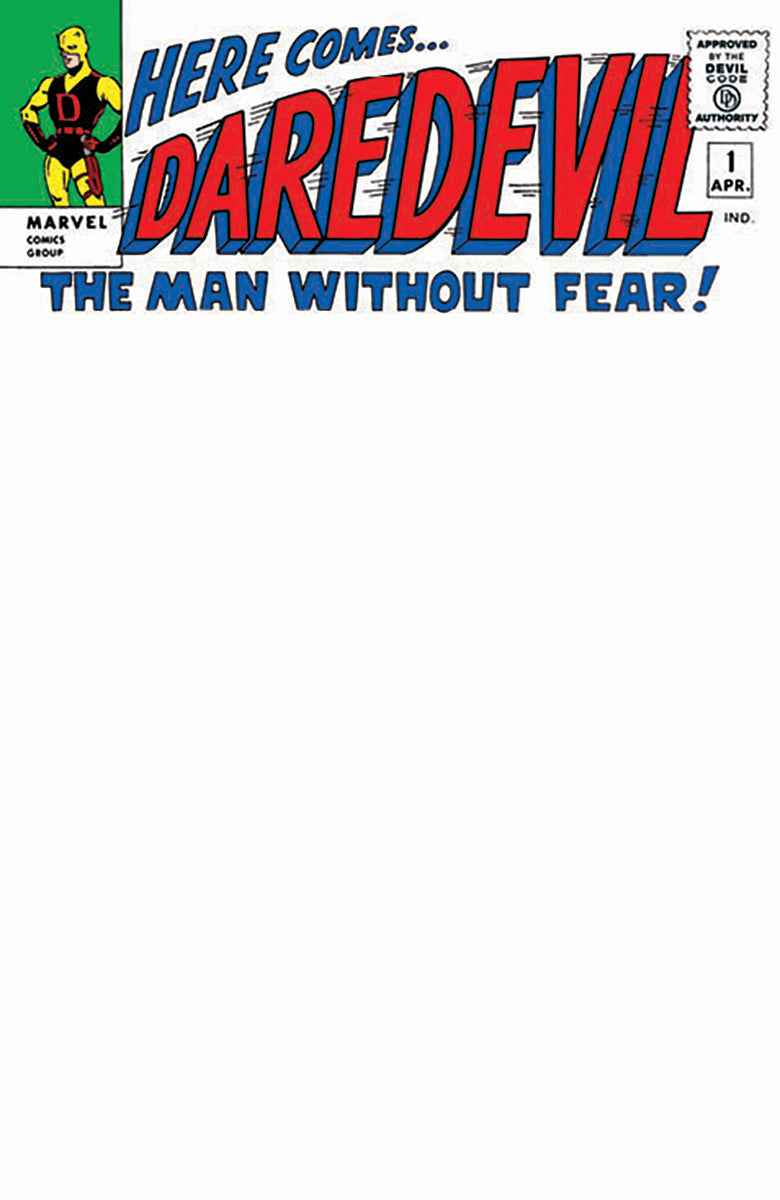 Daredevil #1 Facsimile Blank Unknown Comics Exclusive Edition