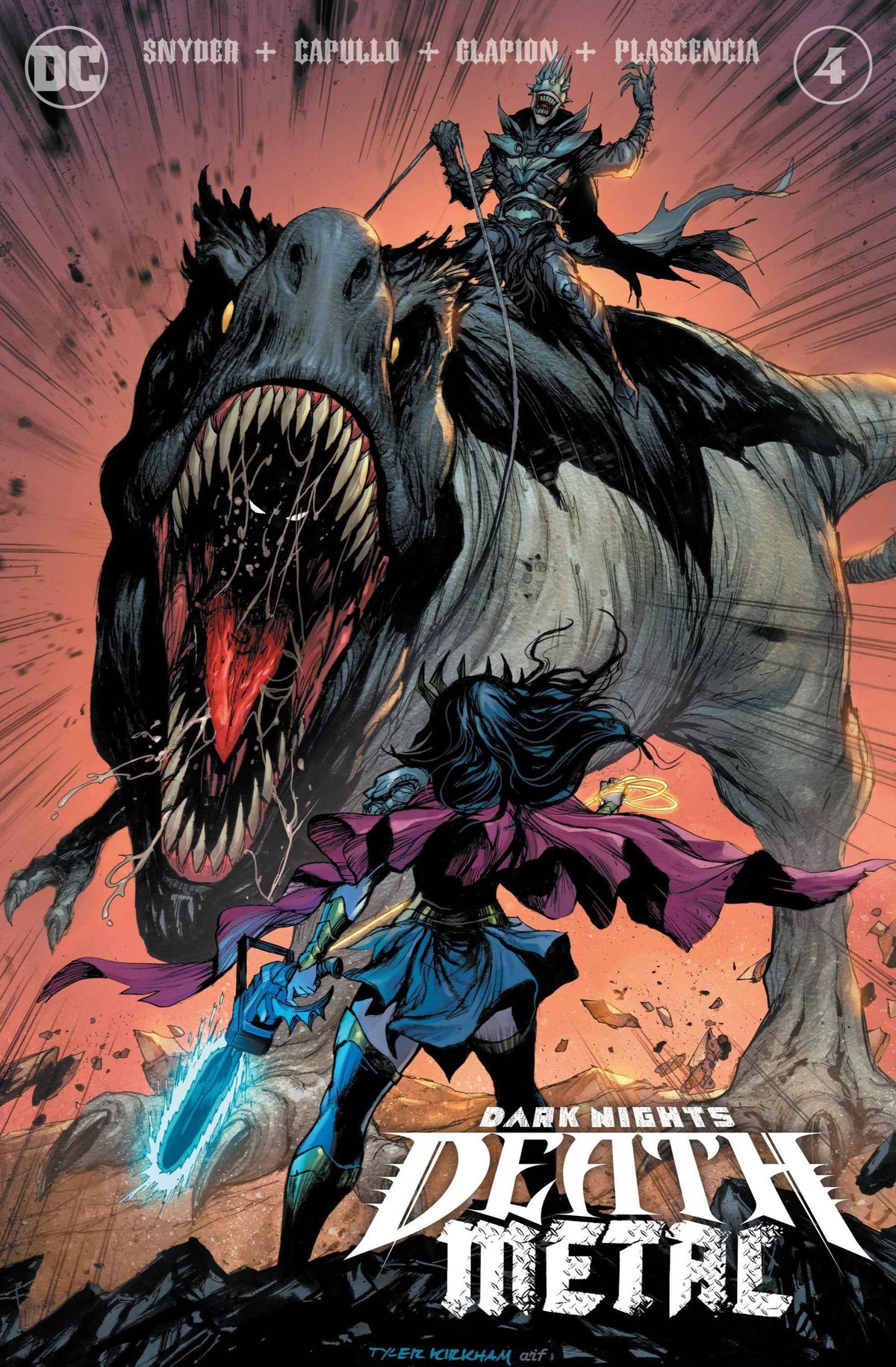 Dark Nights Death Metal #4 (Of 7) Unknown Comics Tyler Kirkham Exclusive Variant