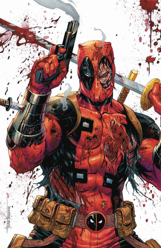Deadpool Wolverine #1 Tyler Kirkham Exclusive Battle Damage Virgin Variant