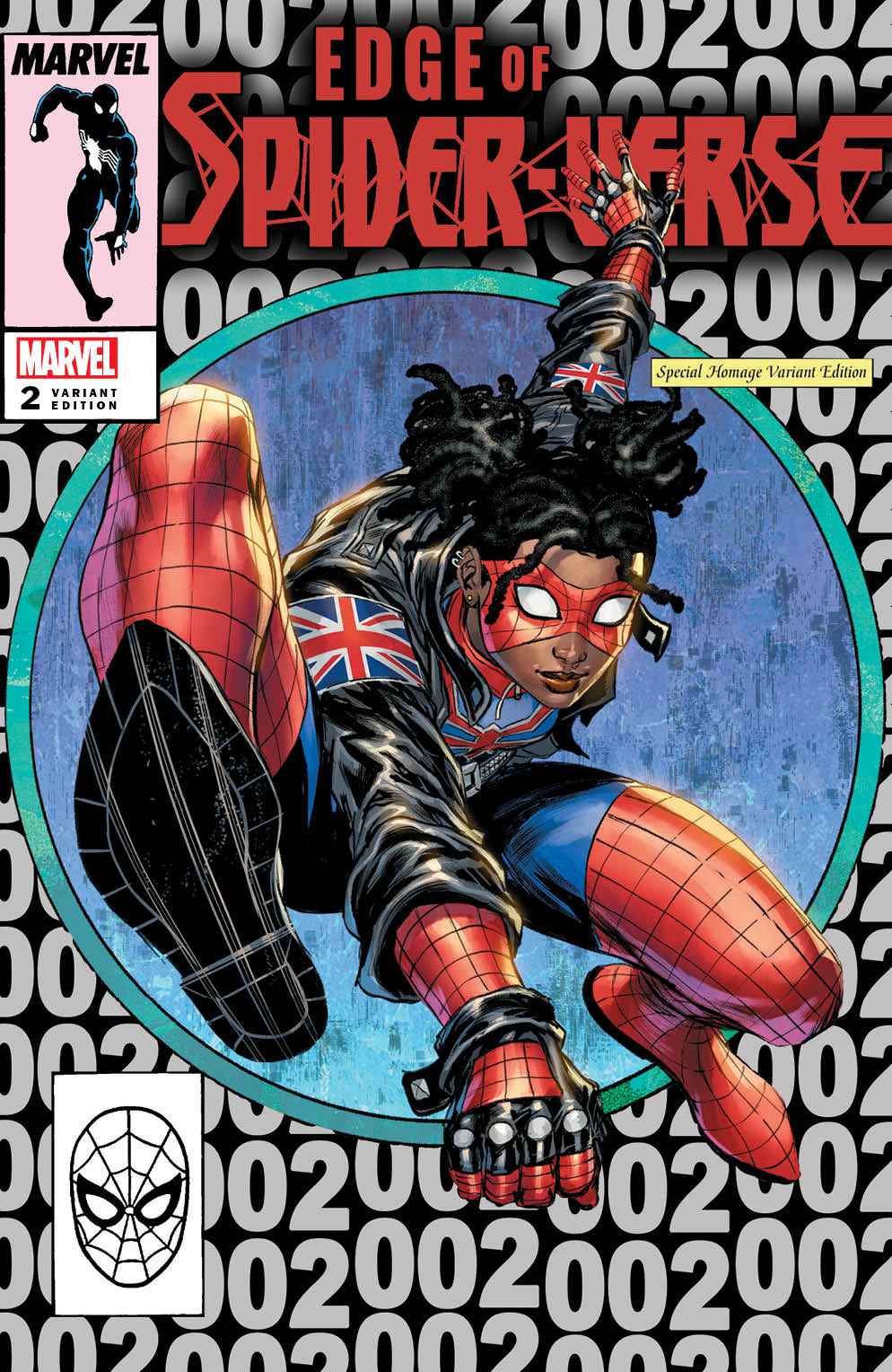Edge Of Spider-Verse #2 Unknown Comics Tyler Kirkham Exclusive NYCC 2022 Silver Variant