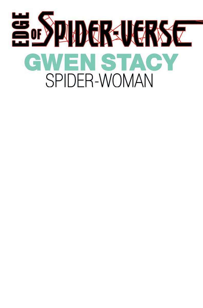 Edge Of Spider-Verse 2 Facsimile Unknown Comics Blank Exclusive Variant