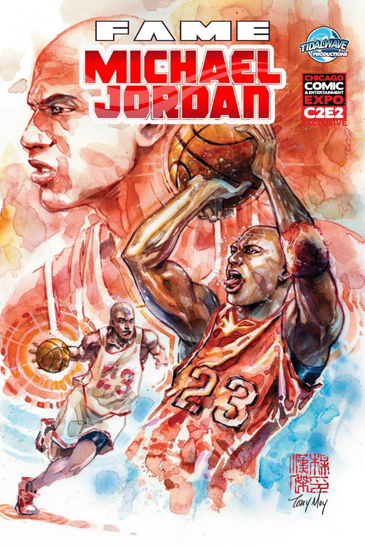 Fame Michael Jordan Unknown Comics Tony Moy Exclusive [C2E2] Variant Limited To 100