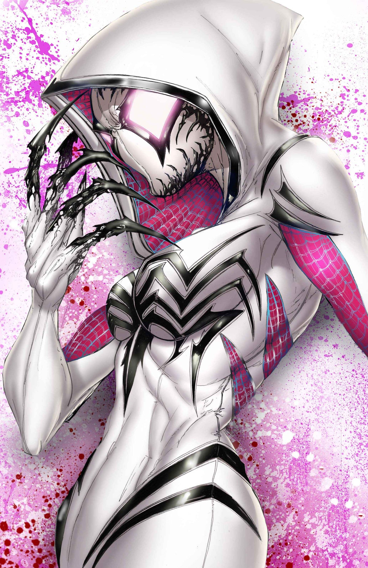 White Symbiote Virgin Comic