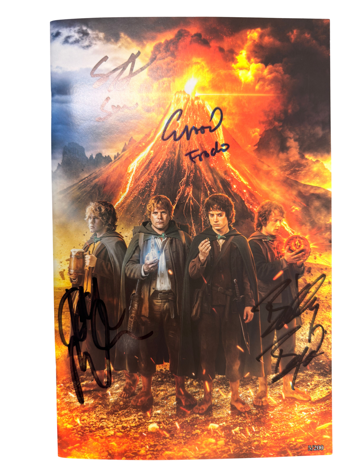 Fan Expo Chicago Lord of the Rings Exclusive Signed by Elijah, Sean, Dominic & Billy