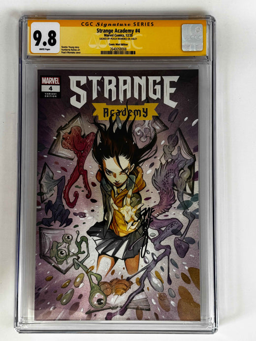 Strange Academy #4 — Peach Momoko Variant — Signed — CGC 9.8 Yellow Label