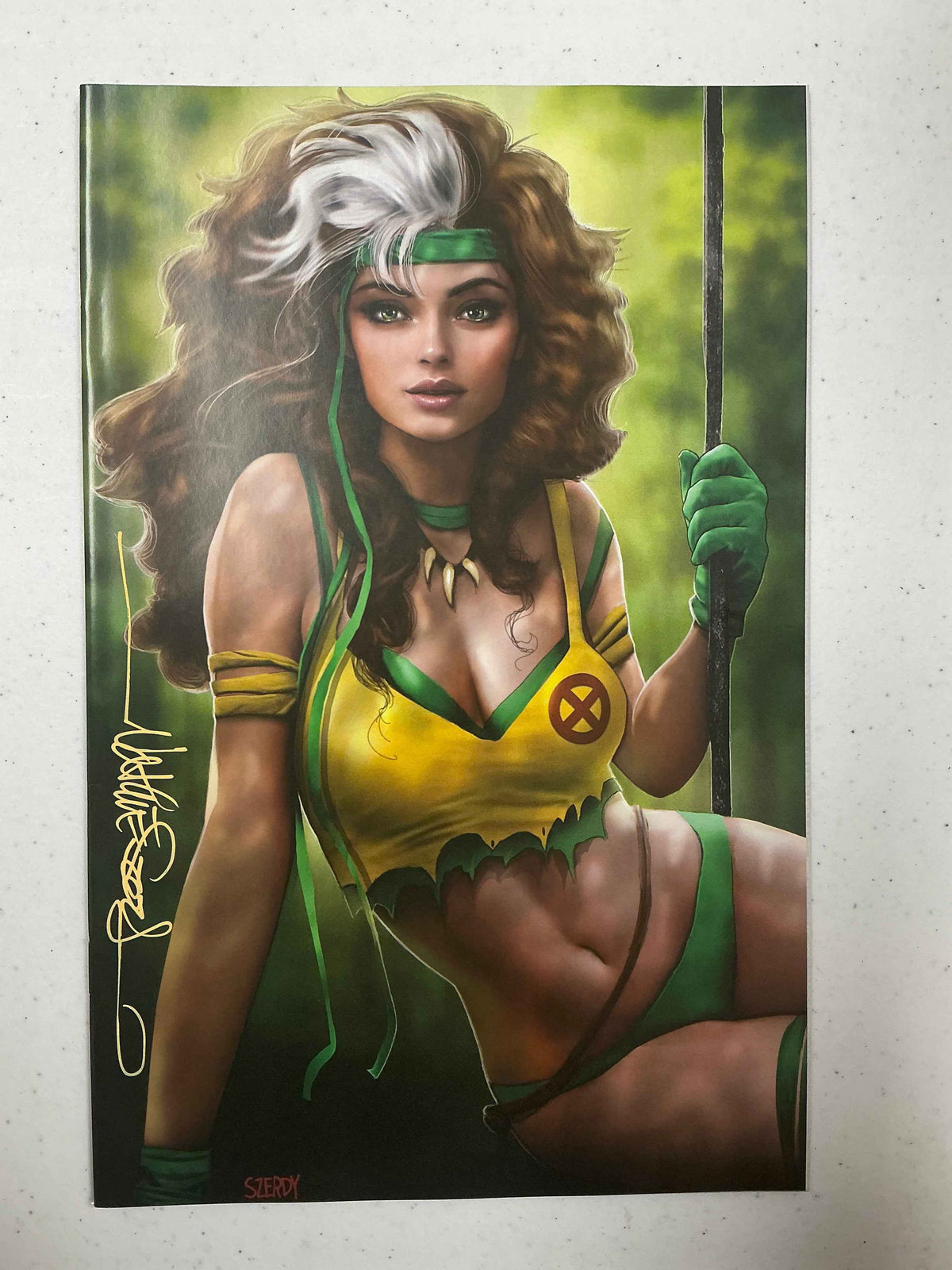 Rogue & Gambit #4 Unknown Comics Nathan Szerdy Exclusive Virgin Variant — Signed by Nathan Szerdy