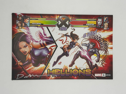 Hellions #6 — X of Swords — David Nakayama Unknown Comics Variant — Signed by David Nakayama