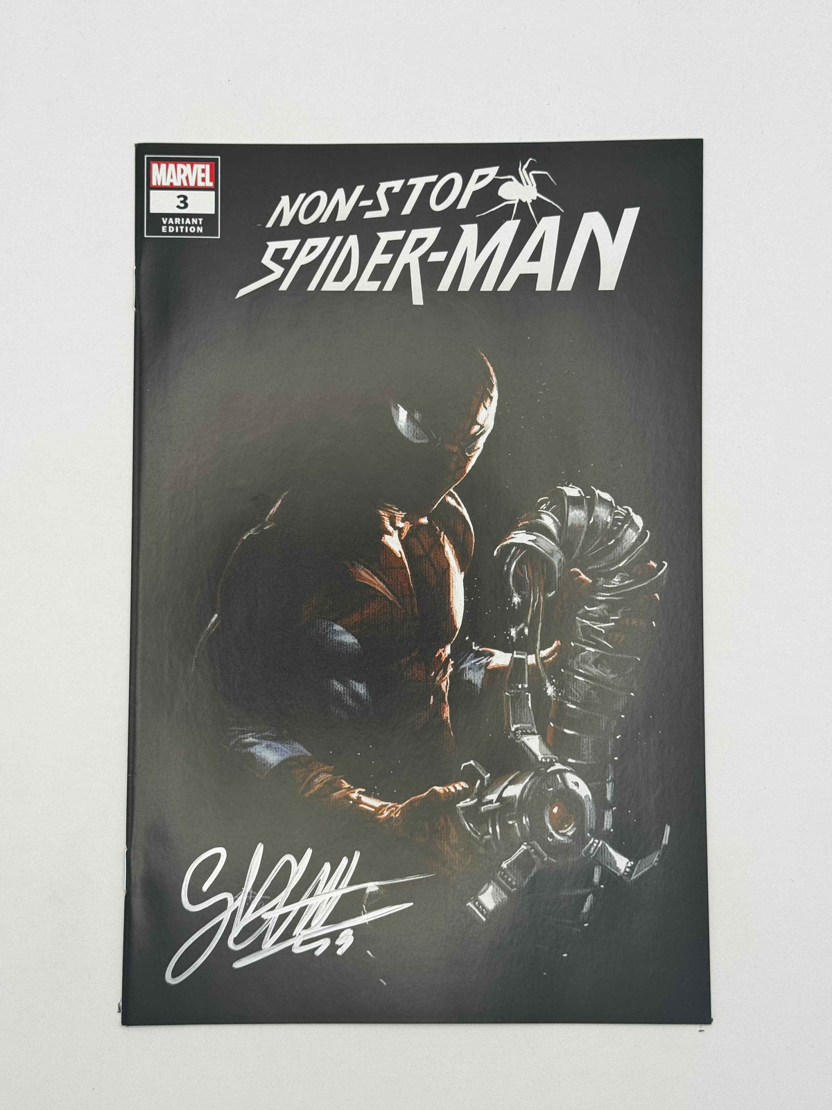 Non-Stop Spider-Man #3 Unknown Comics Gabriele Dell'Otto Exclusive Variant — Signed by Gabriele Dell'Otto