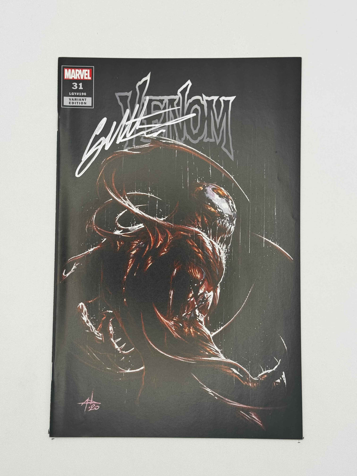 Venom #31 — King in Black — Gabriele Dell’Otto Carnage Variant — Signed by Gabriele Dell’Otto
