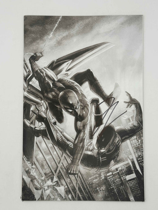 Ultimate Spider-Man #1 Black & White Convention Virgin Unknown Comics Mastrazzo Exclusive Variant 3rd Printing — Signed by Jonathan Hickman