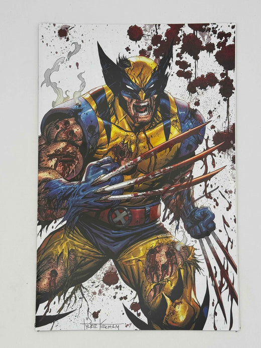 Wolverine: Revenge — Red Band #5 — Tyler Kirkham Virgin Convention Variant — Signed Hickman — Explicit Content