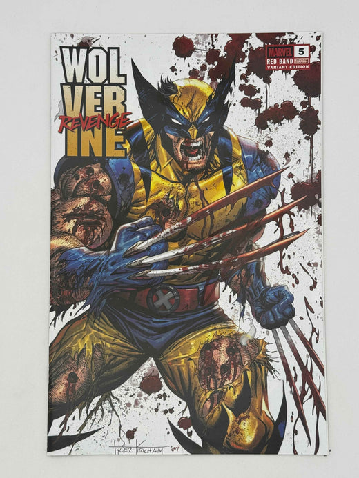 Wolverine: Revenge — Red Band #5 — Tyler Kirkham Convention Variant — Signed by Jonathan Hickman