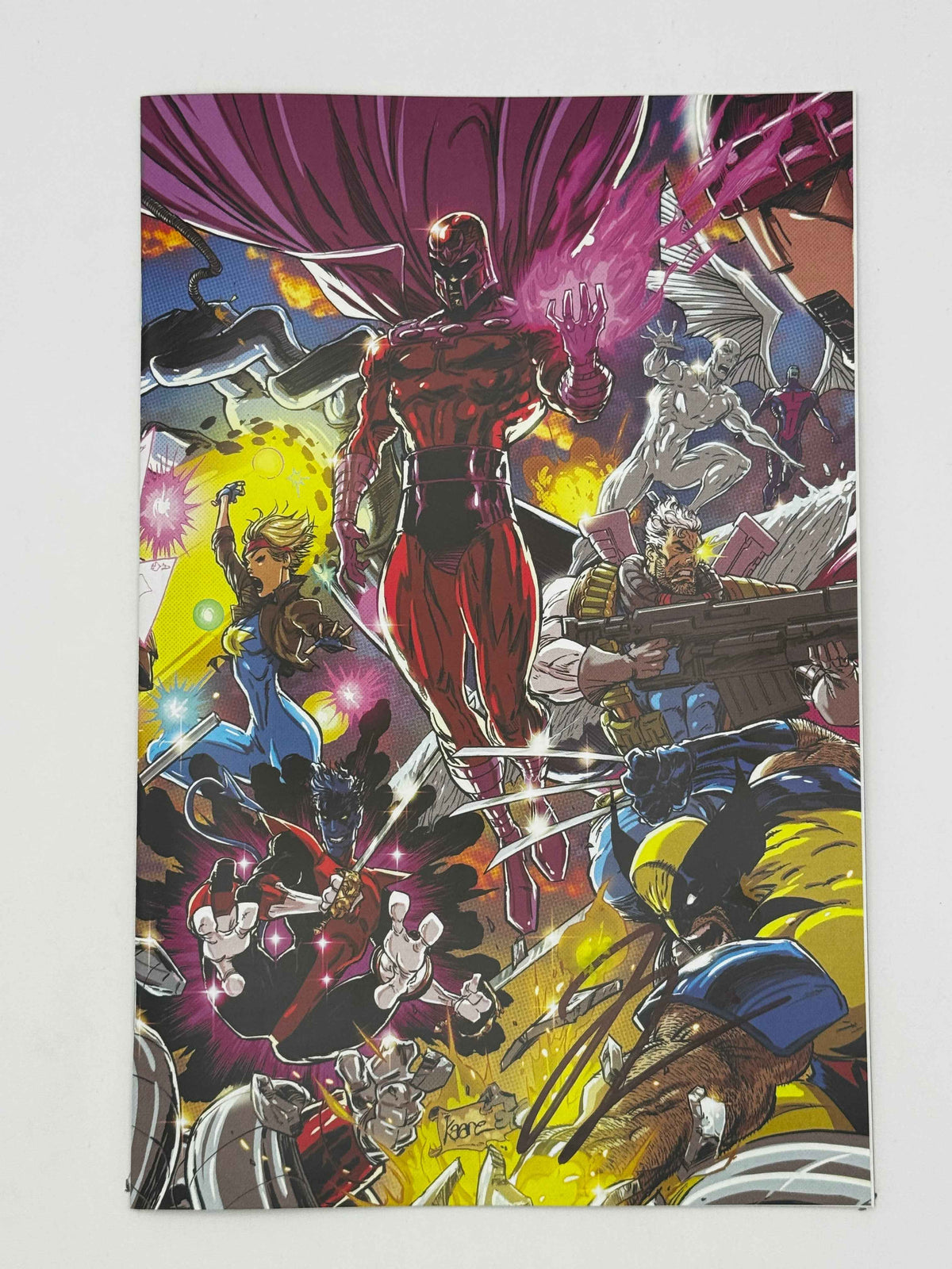 Wolverine: Revenge — Red Band #3 — Kaare Andrews Virgin Convention Variant — Signed Hickman — Mature Readers
