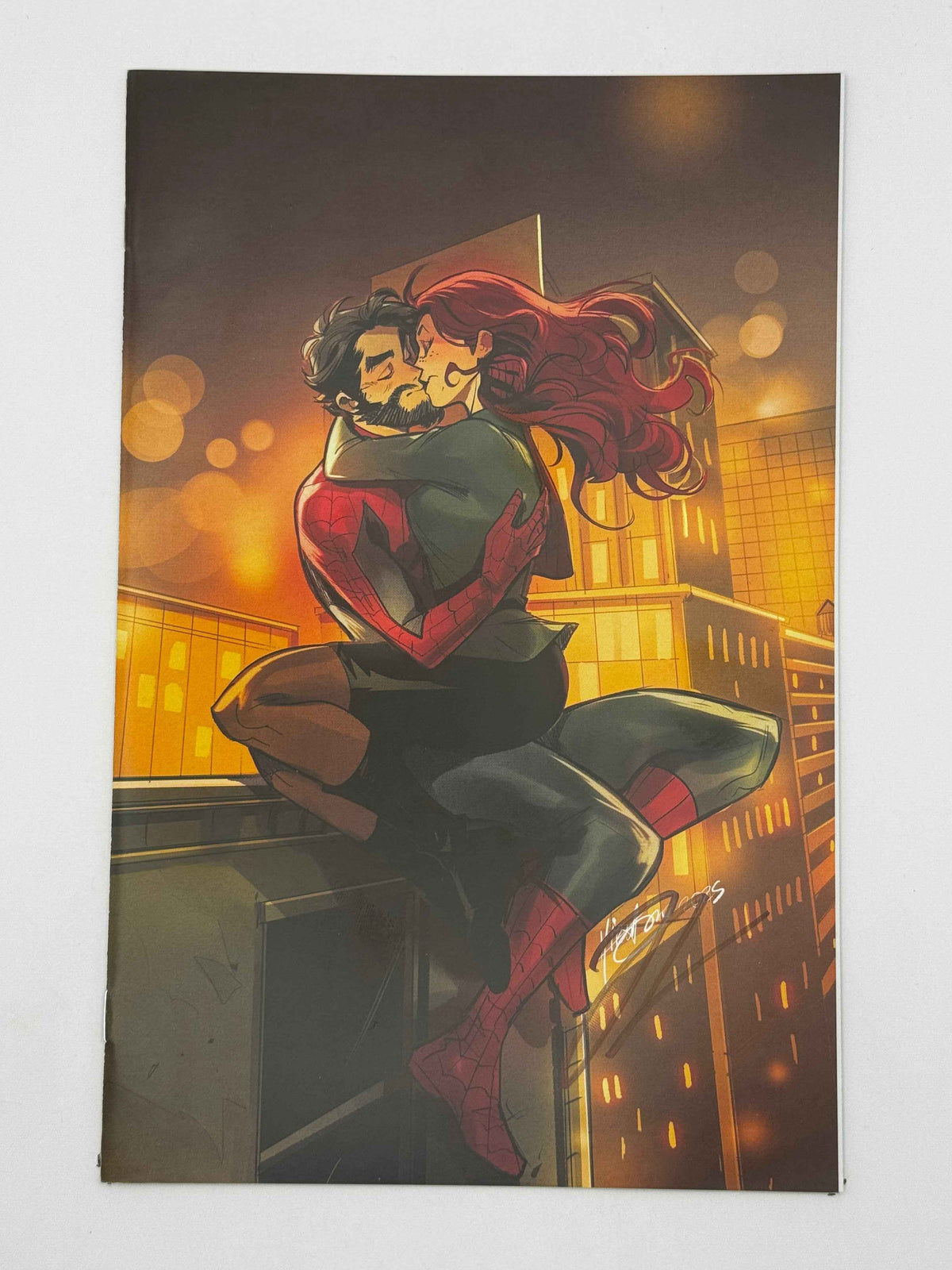 Ultimate Spider-Man #15 Virgin Unknown Comics Andolfo Exclusive Variant — Signed by Jonathan Hickman