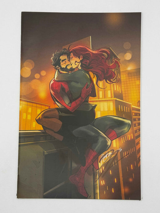 Ultimate Spider-Man #15 Virgin Unknown Comics Andolfo Exclusive Variant — Signed by Jonathan Hickman