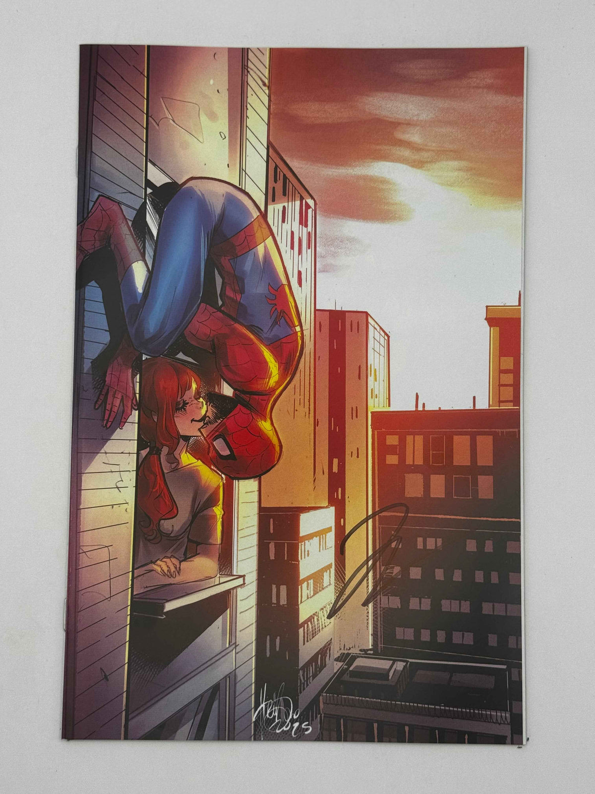 Ultimate Spider-Man #14 Virgin Unknown Comics Andolfo Exclusive Variant — Signed by Jonathan Hickman