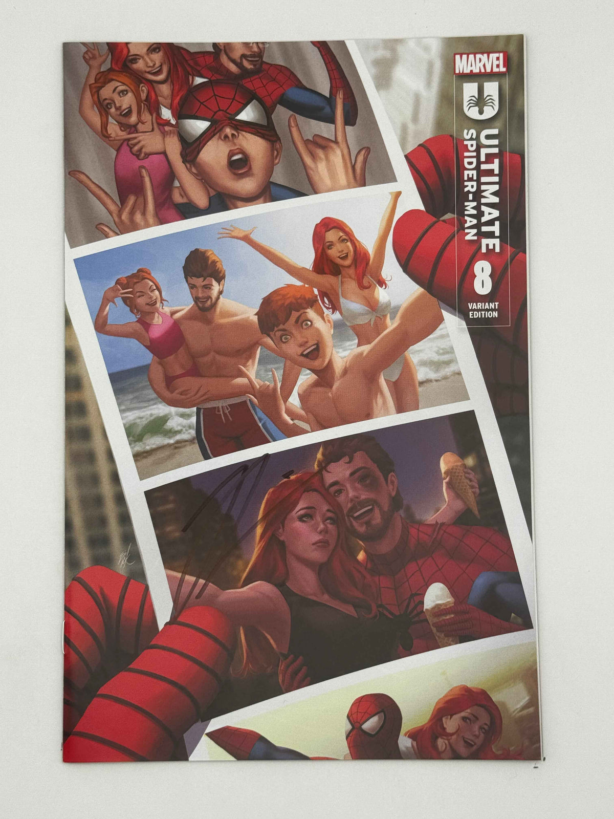 Ultimate Spider-Man #8 Unknown Comics Ejikure Exclusive Variant — Signed by Jonathan Hickman
