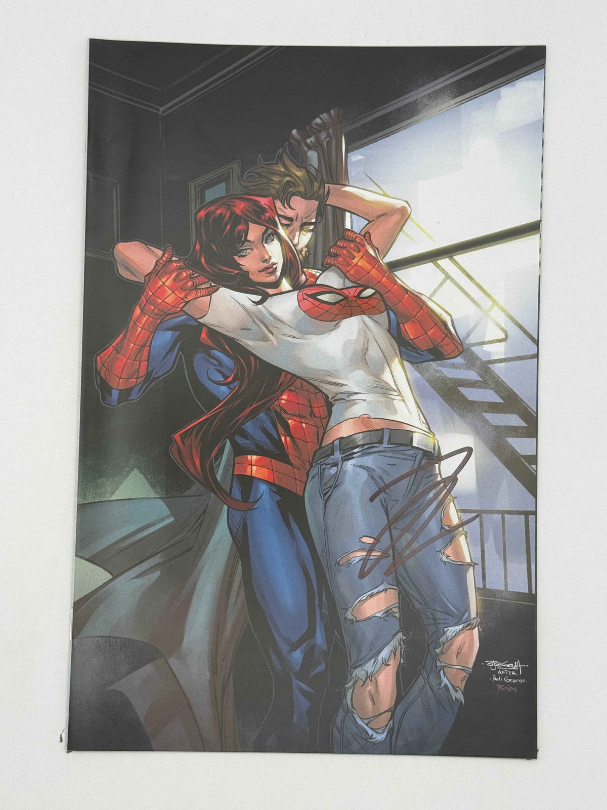 Ultimate Spider-Man #5 — Stephen Segovia Virgin Variant — Signed Hickman — Unknown Comics