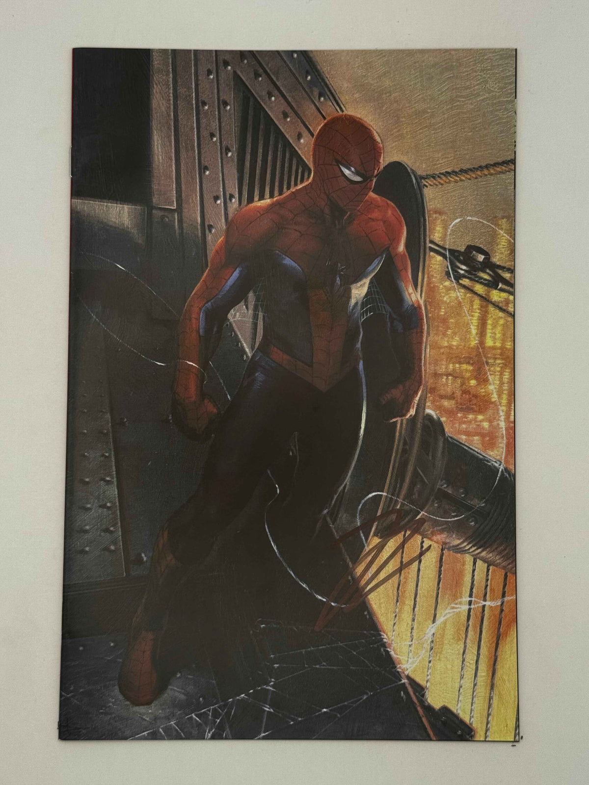 Ultimate Spider-Man #3 Virgin Unknown Comics Dell'Otto Exclusive Variant — Signed by Jonathan Hickman