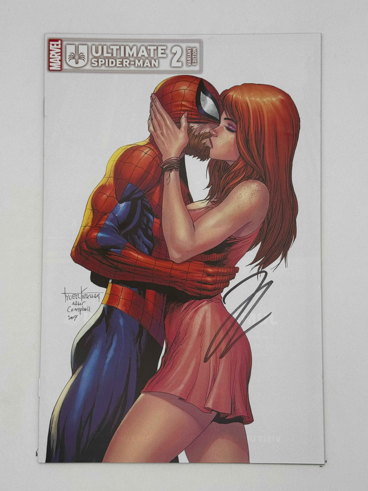 Ultimate Spider-Man #2 — Tyler Kirkham Fourth Printing Variant — Signed Hickman — Unknown Comics