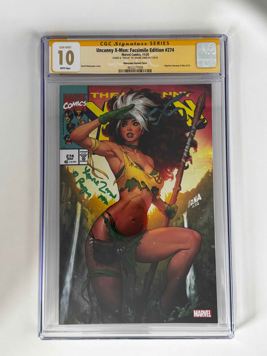 Uncanny X-Men Facsimile Edition #274 CGC Gem Mint 10.0 Yellow Label Nakayama Exclusive Variant — Signed by Lenore Zann