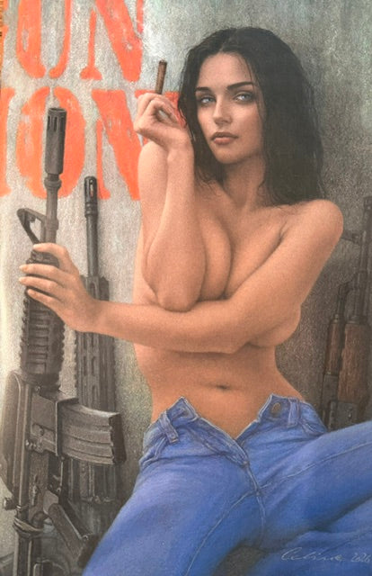 Gun Honey Doubles Down #3 Celina Fan Expo Dallas Big Dex Exclusive Virgin Variant (Pre-Order)