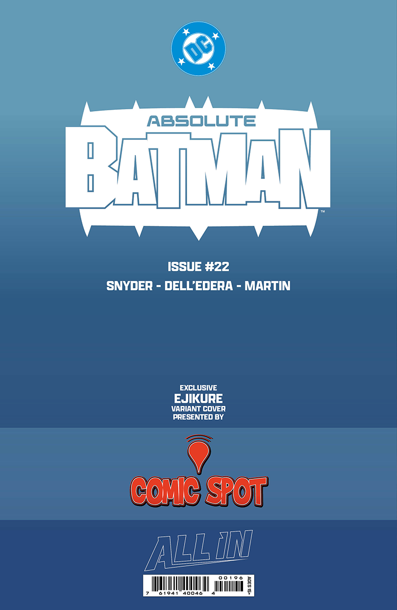 ABSOLUTE BATMAN #22 EJIKURE EXCLUSIVE VAR (07/08/2026)