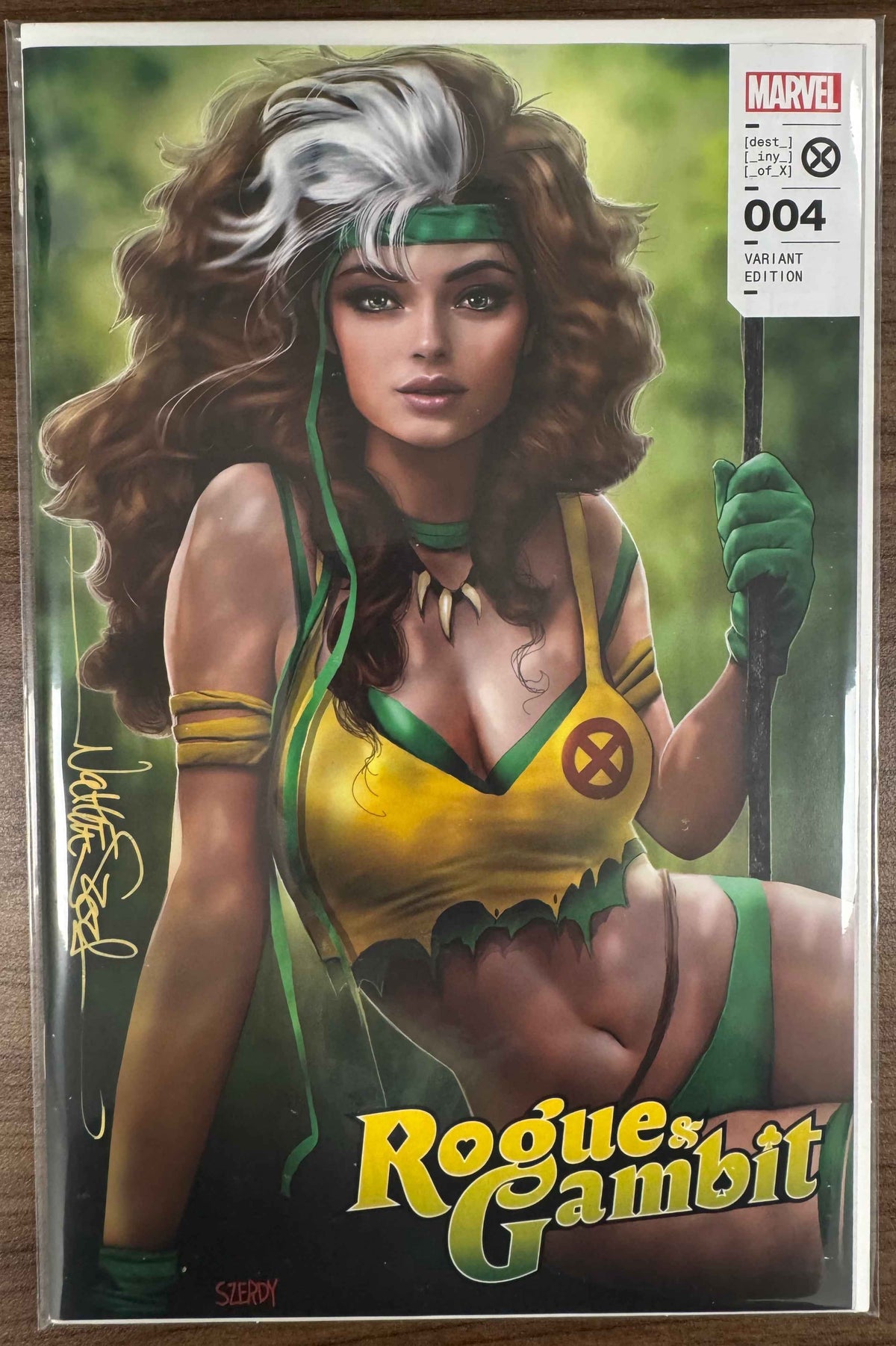 Rogue & Gambit #4 Unknown Comics Nathan Szerdy Exclusive Variant — Signed by Nathan Szerdy