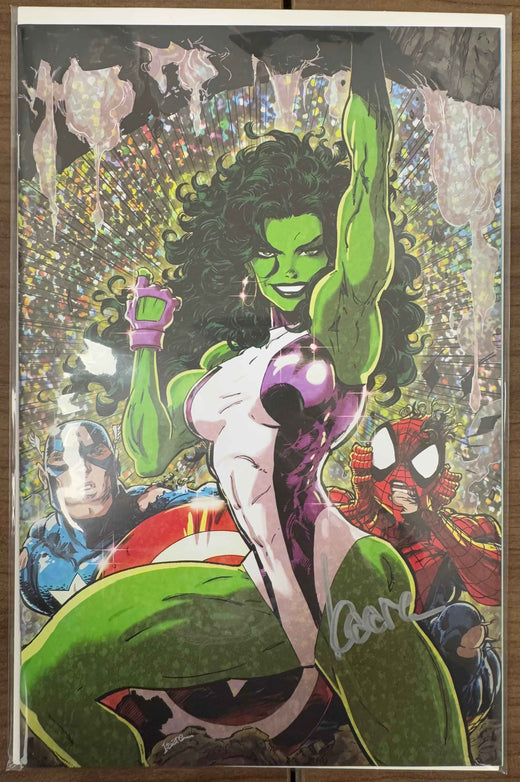 Sensational She-Hulk #1 Unknown Comics Kaare Andrews Exclusive Virgin Variant — Signed by Kaare Andrews