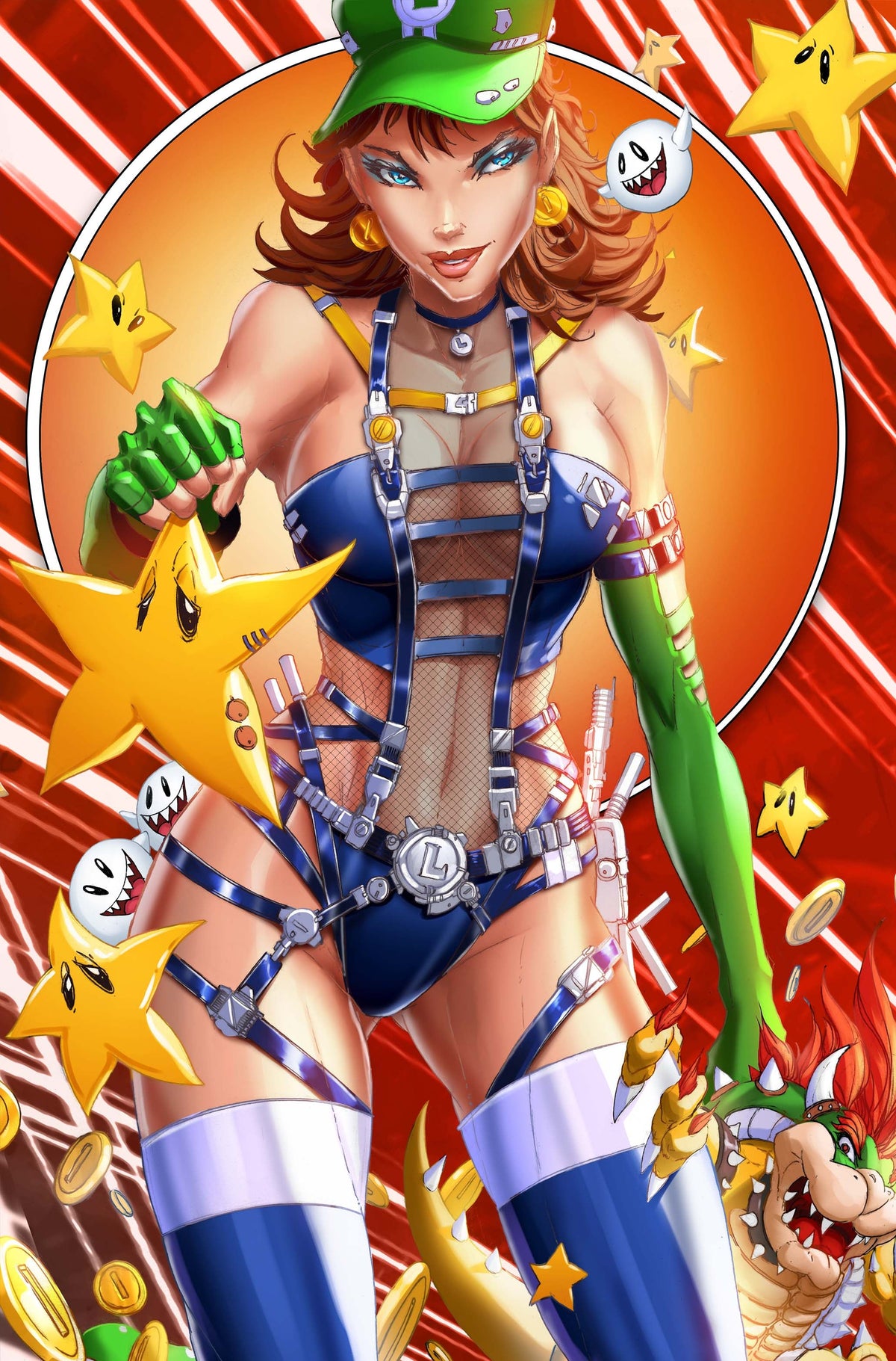 Italian Plumber Sister Print