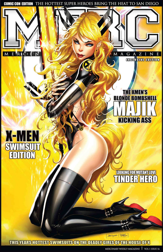 Magik Kneeling Merc Print