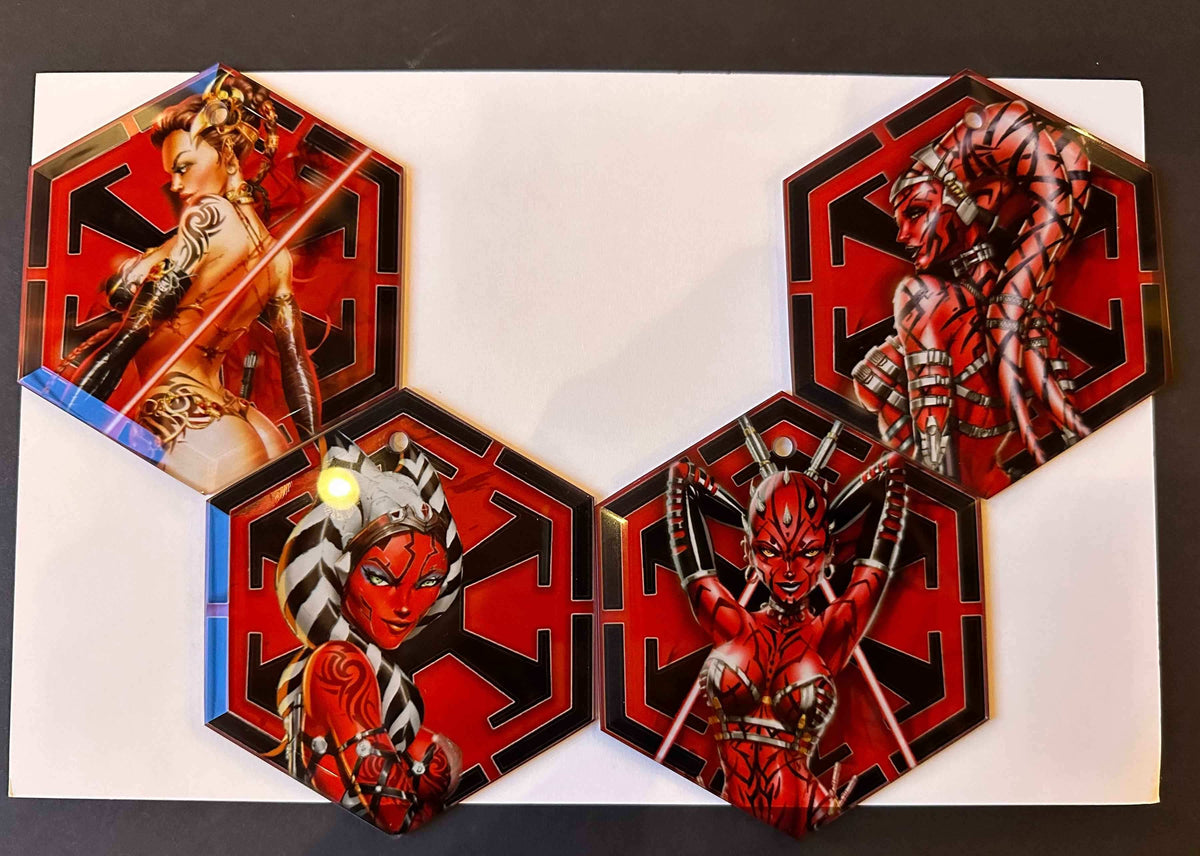 2023 Merry Sithmas Glass Ornaments
