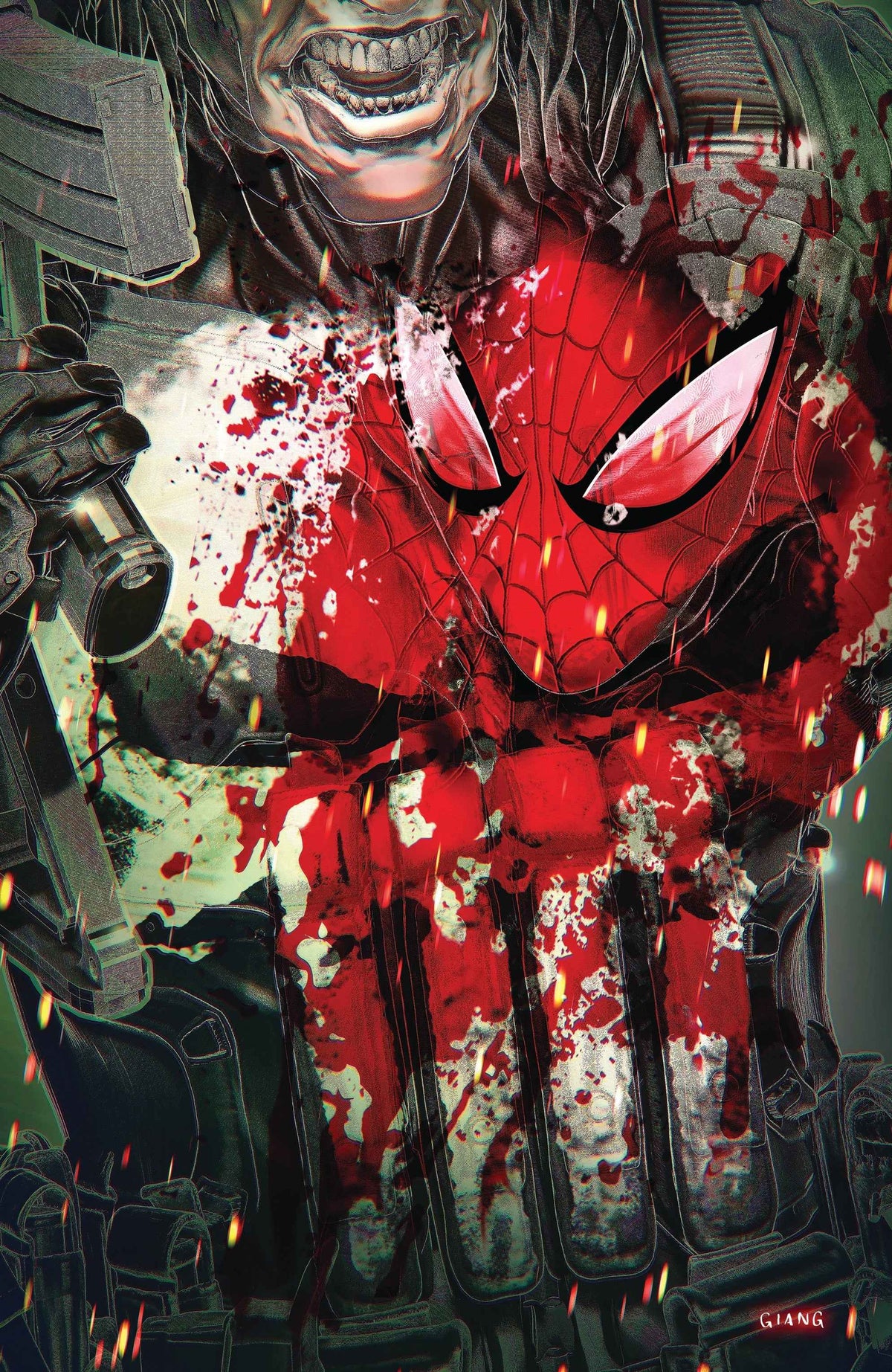 Punisher vs. Spider-Man #1 John Giang SDCC Exclusive