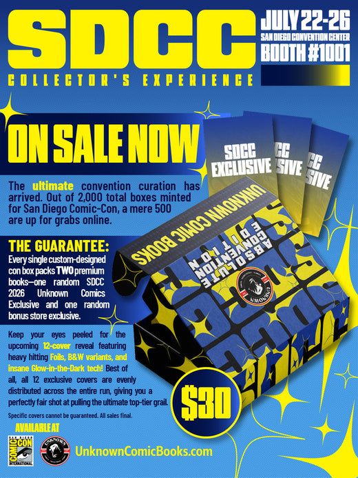 UNKNOWN COMICS SDCC 2026 MYSTERY EXCLUSIVE BOX (07/29/2026)
