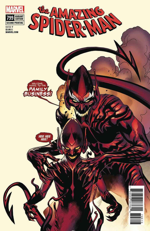 Amazing Spider-Man #799 Second Printing Immonen Variant