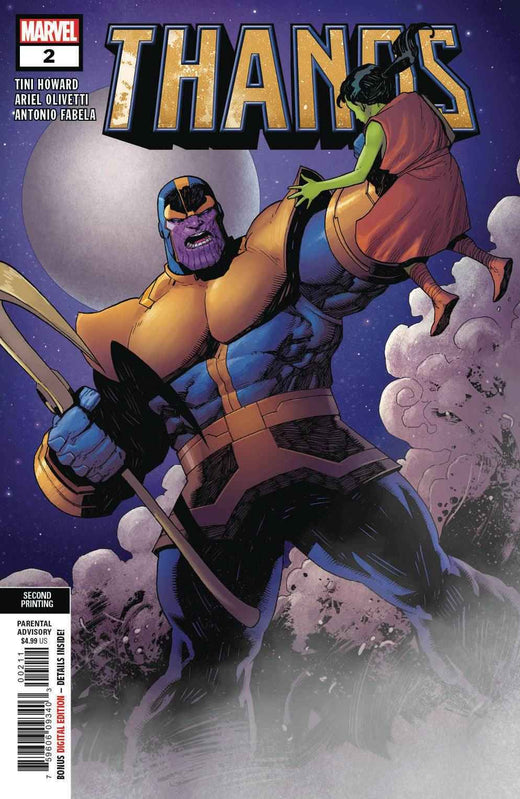 Thanos #2 (Of 6) 2nd Printing Olivetti Variant