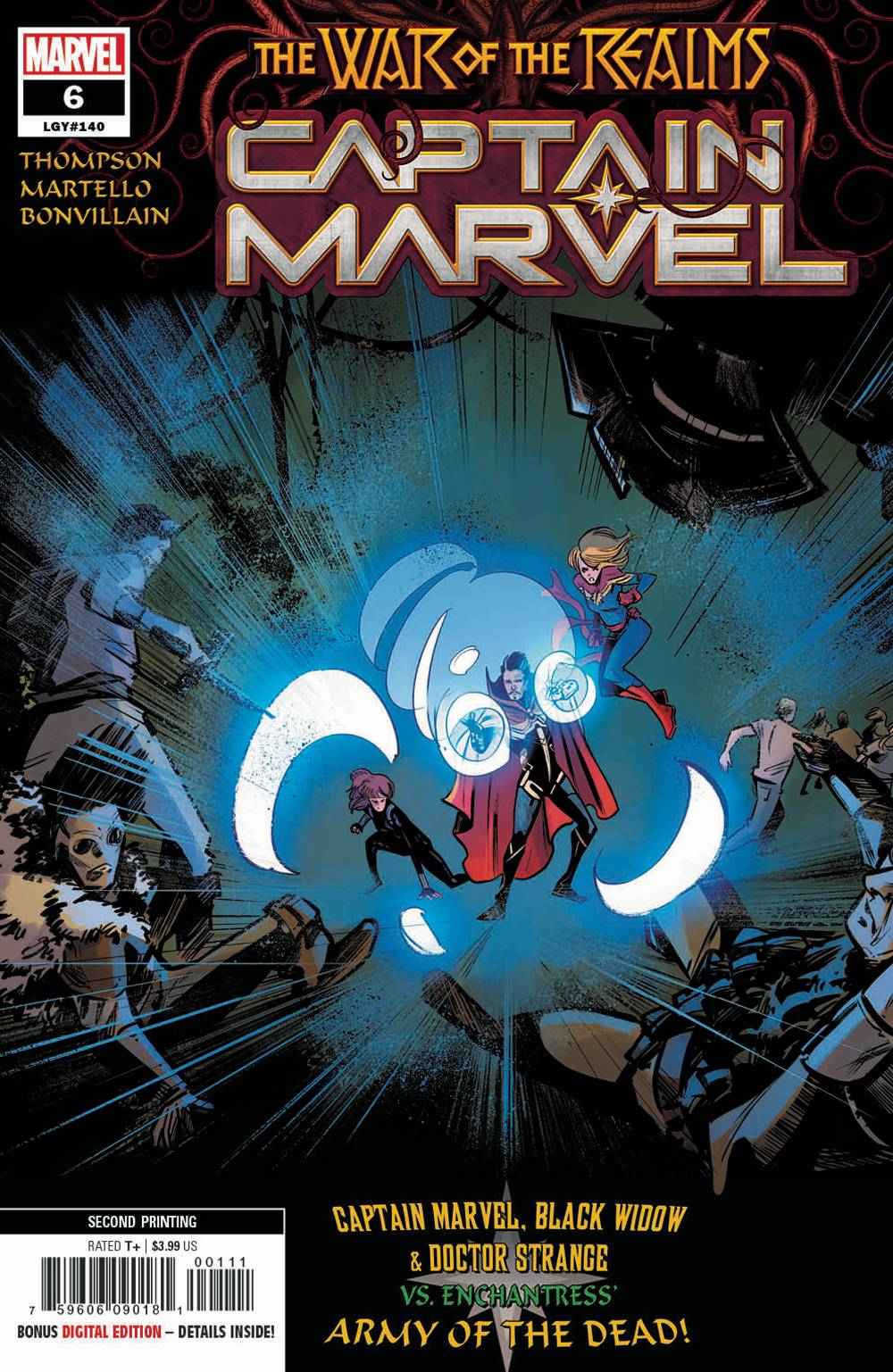 Captain Marvel #6 — Martello Variant, Second Printing