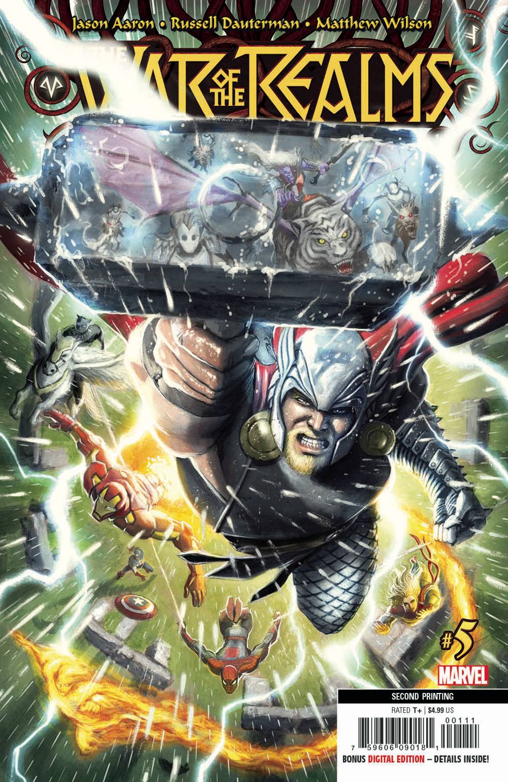 WAR OF REALMS #5 (OF 6) 2ND PTG DAUTERMAN VAR (07/17/2019