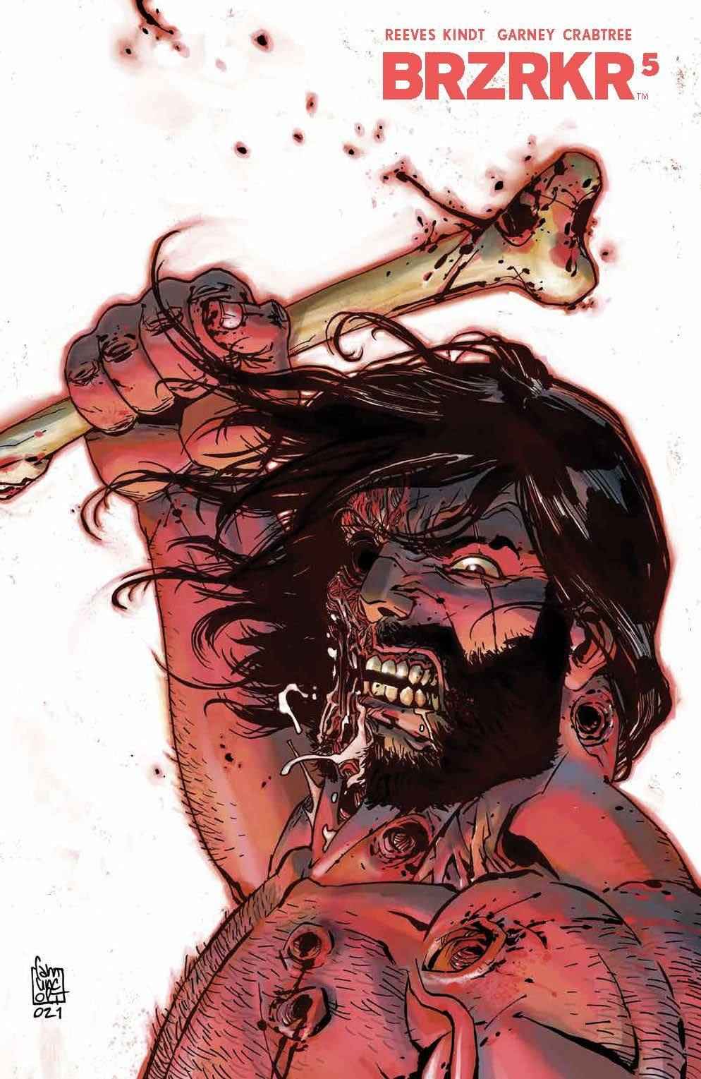 BRZRKR #5 of 12 — Cover B by Giuseppe Camuncoli